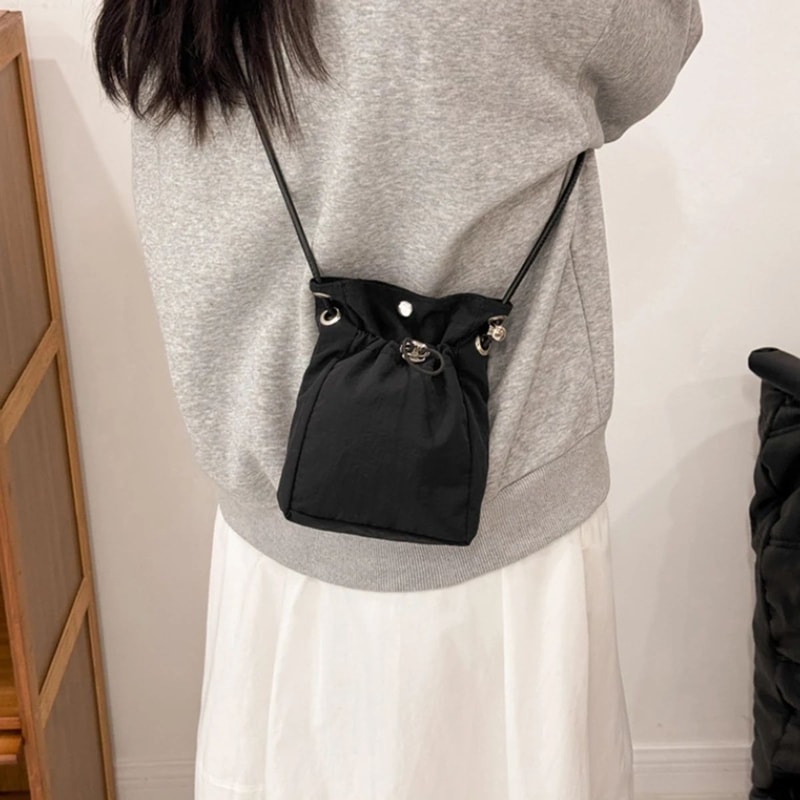 Soft Nylon Mini Crossbody Phone Bag Multifunction Square Shoulder Purse Wallet Lightweight Messeng 5