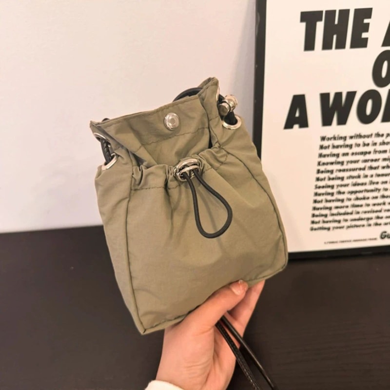 Soft Nylon Mini Crossbody Phone Bag Multifunction Square Shoulder Purse Wallet Lightweight Messeng 8