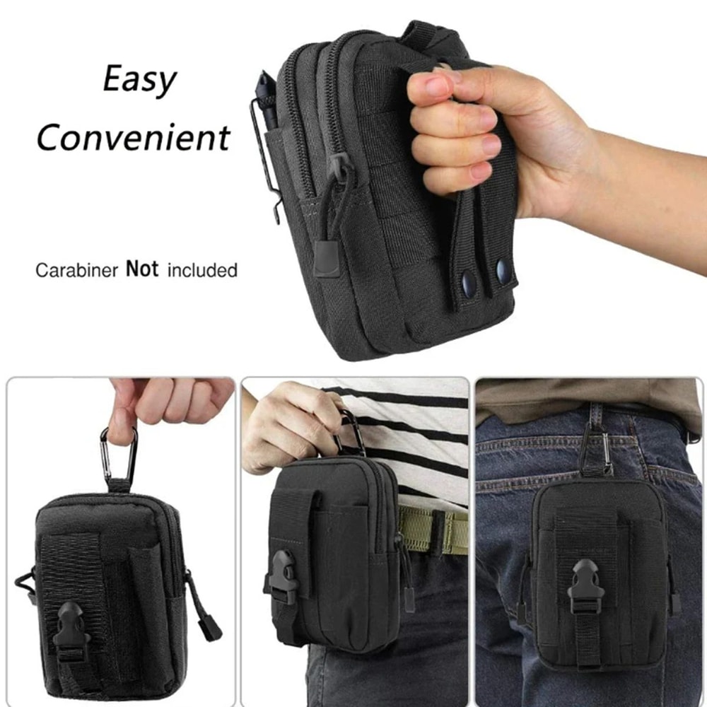 Camouflage Tactical Drop Leg Bag Multifunction Motorcycle Thigh Pouch Waist Pack For Riding Hiking 3