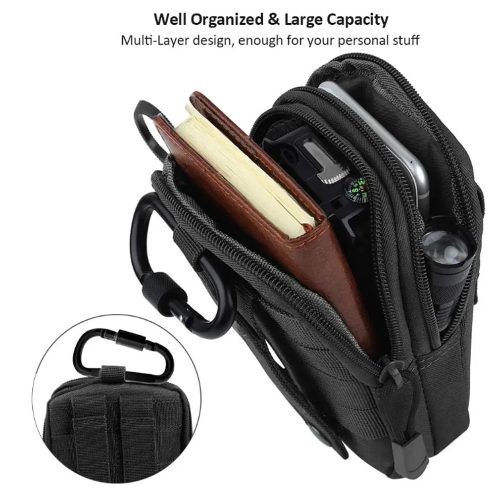 Camouflage Tactical Drop Leg Bag Multifunction Motorcycle Thigh Pouch Waist Pack For Riding Hiking 4