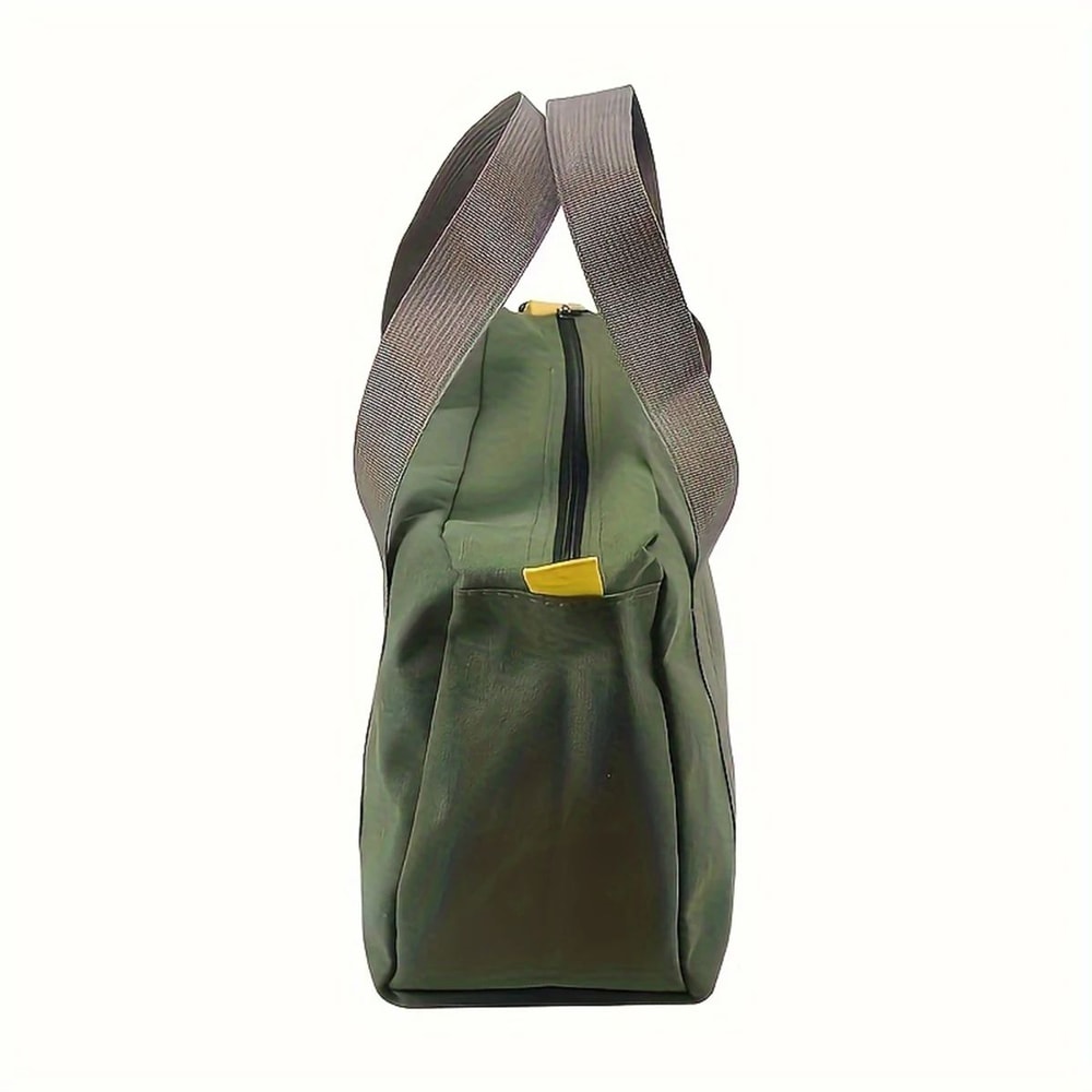 Heavy Duty Waterproof Canvas Tool Bag Large Capacity Portable Maintenance Storage Tote With Reinfo 1