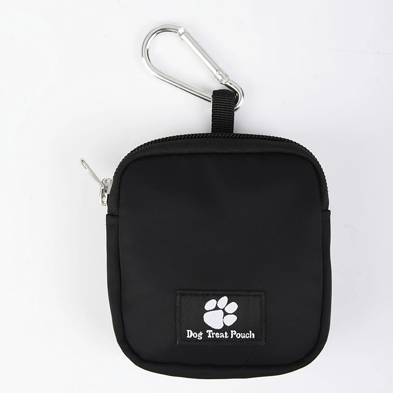 Portable Dog Treat Pouch With Whistle Reusable Multicolor Snack Bag For Walking Obedience Reward 6