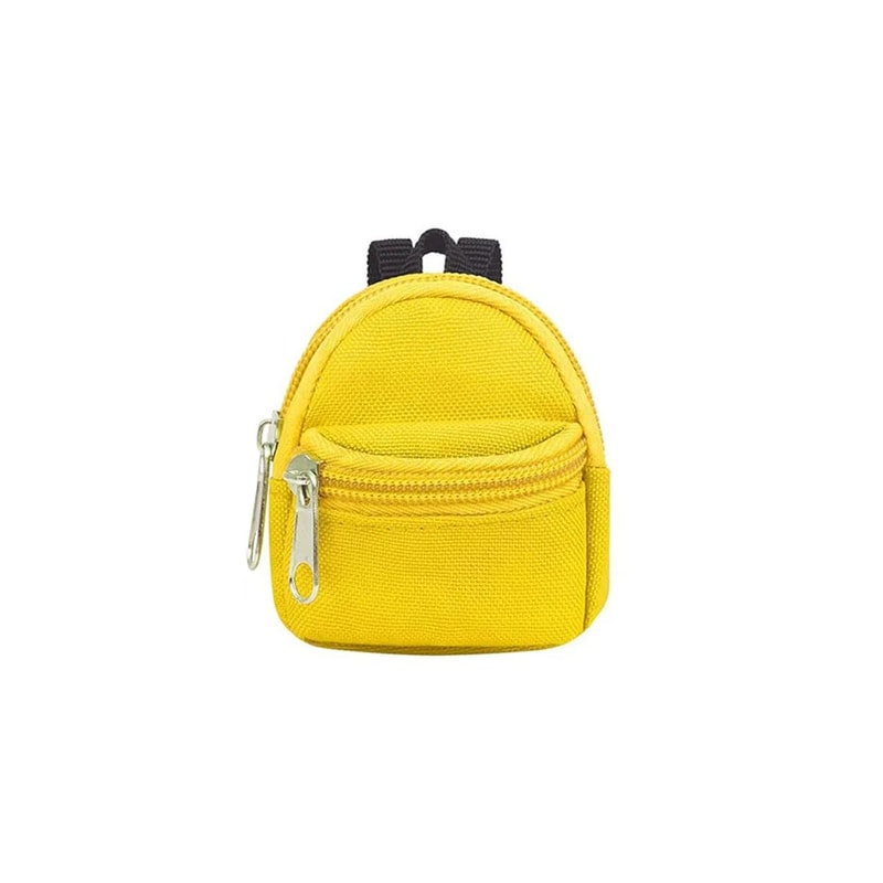 Mini Backpack Coin Purse Keychain DoubleZipper Small Wallet Pendant Bag For Keys Coins Cute Bag D 9