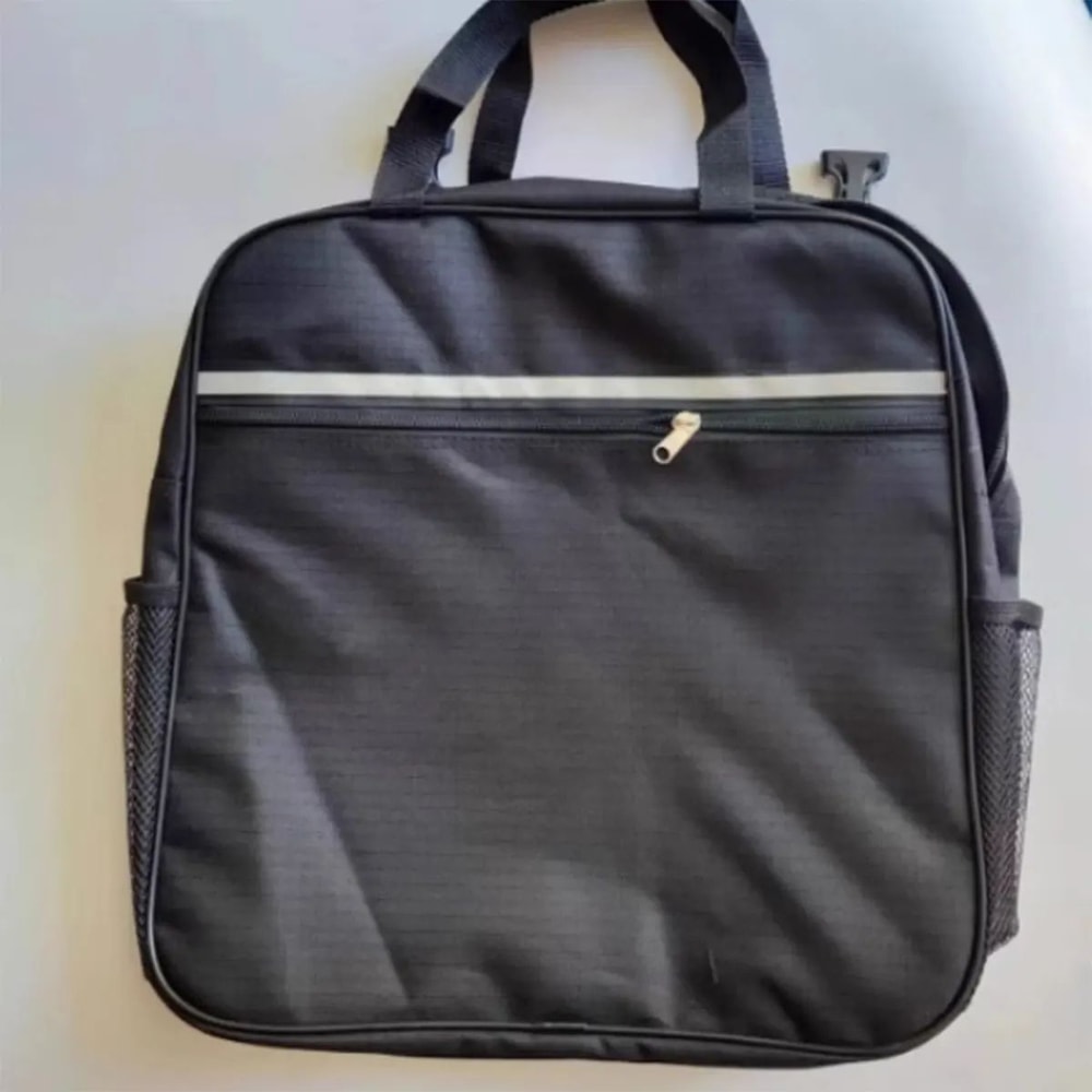 MultiPocket Wheelchair Storage Bag Armrest Organizer Rear Hanging Backpack For Disabled Mobility 3