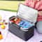 Foldable Insulated Picnic Basket Large Capacity Aluminum Foil Thermal Cooler Tote With Sturdy Fram 1