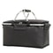 Foldable Insulated Picnic Basket Large Capacity Aluminum Foil Thermal Cooler Tote With Sturdy Fram 2