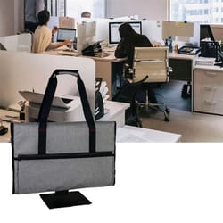 monitor moving storage bag – protective computer display screen carry tote with handle for household relocation & travel