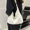 Japanese Style Corduroy Tote Bag Large Capacity Casual Shoulder Bag For Women Commute College Eve 3
