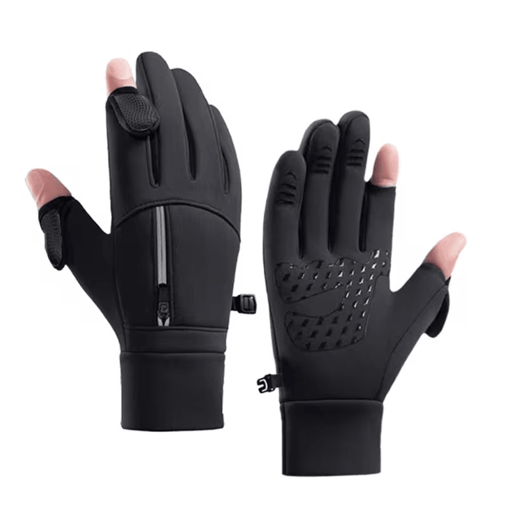 winter gloves with flip finger design for precision tasks