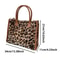 Yellow Leopard Print Plush Tote Bag For Women Autumn Winter Fashion Shoulder Handbag Soft Faux Fur 2