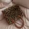 Yellow Leopard Print Plush Tote Bag For Women Autumn Winter Fashion Shoulder Handbag Soft Faux Fur 5