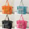 Large Mesh Beach Tote Bag With Liner Foldable Travel Zipper Shopping Bag Lightweight Luggage Carry 0