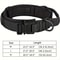 Tactical Dog Collar With Handle Adjustable Military Nylon Training Collar Heavy Metal Buckle For L 3