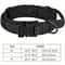 Tactical Dog Collar With Handle Adjustable Military Nylon Training Collar Heavy Metal Buckle For L 6