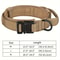 Tactical Dog Collar With Handle Adjustable Military Nylon Training Collar Heavy Metal Buckle For L 7