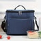Large Capacity Insulated Tote Lunch Bag With Crossbody Strap Aluminum Foil Thermal Picnic Cooler B 8