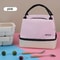 Pink DoubleLayer Insulated Lunch Bag Large Capacity Aluminum Foil Thermal Cooler Tote Portable Ice 6