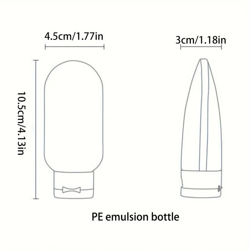 11 Pcs LeakProof Travel Bottles TSA Approved Refillable Toiletry Containers For Lotion Spray Crea 4