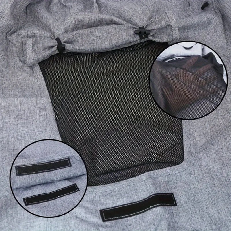 UVResistant Stroller Sunshade Cover HighView Bidirectional Canopy EasyInstall Baby Sun Protection 1