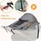 UVResistant Stroller Sunshade Cover HighView Bidirectional Canopy EasyInstall Baby Sun Protection 4