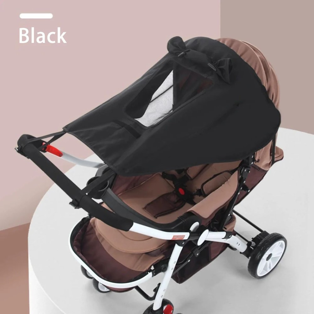 UVResistant Stroller Sunshade Cover HighView Bidirectional Canopy EasyInstall Baby Sun Protection 6