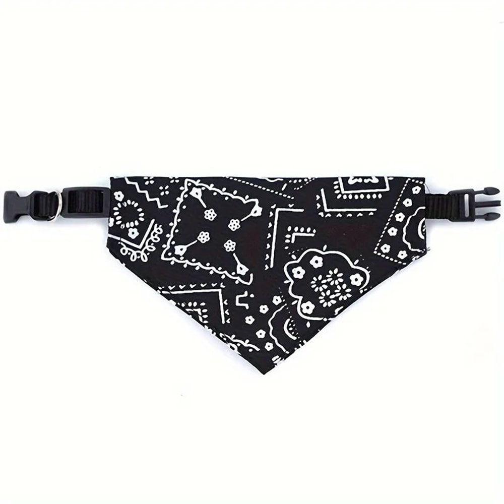 Adjustable Pet Bandana Scarf Collar For Puppy Cat Triangular Drool Bib Saliva Towel For Small Dog 6