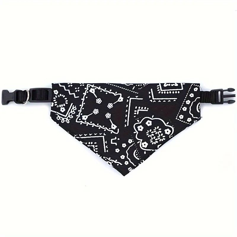 Adjustable Pet Bandana Scarf Collar For Puppy Cat Triangular Drool Bib Saliva Towel For Small Dog 6