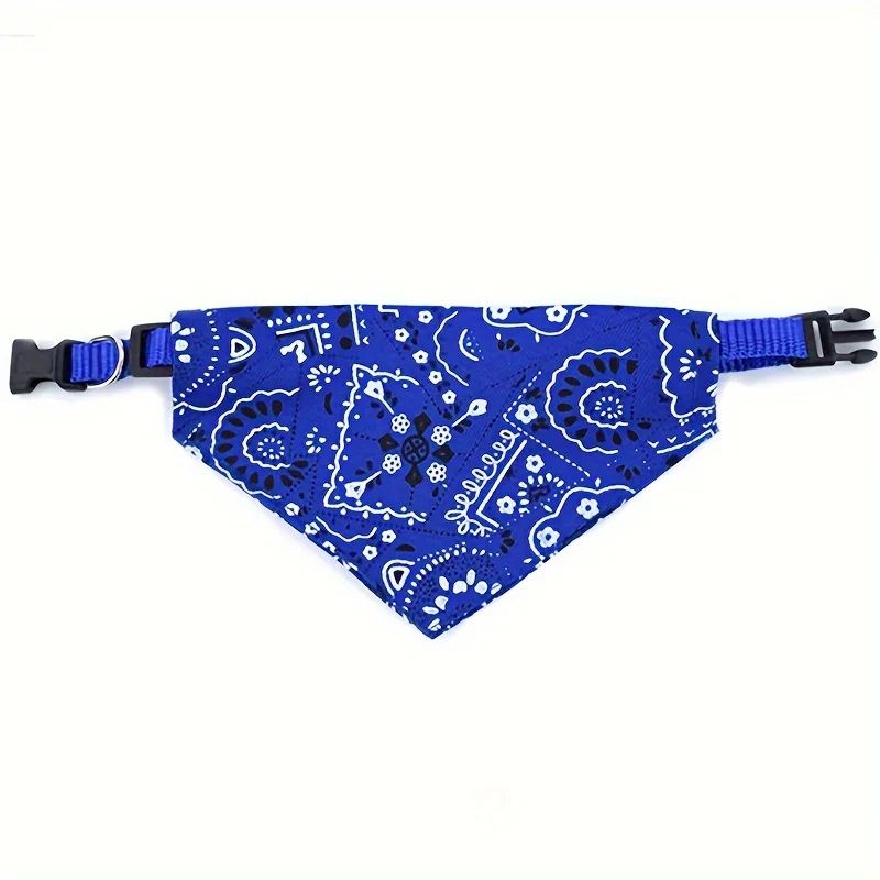 Adjustable Pet Bandana Scarf Collar For Puppy Cat Triangular Drool Bib Saliva Towel For Small Dog 7