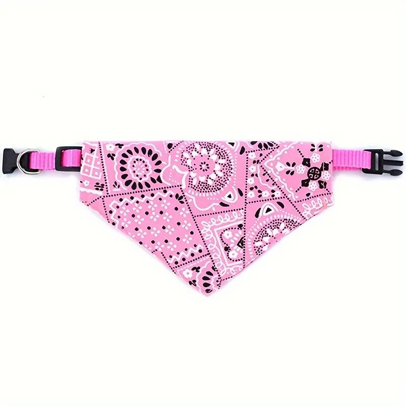 Adjustable Pet Bandana Scarf Collar For Puppy Cat Triangular Drool Bib Saliva Towel For Small Dog 9