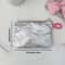 Silver Bow Canvas Coin Purse Small Zipper Coin Wallet Pouch For Women Girls Earphone Key Money St 2