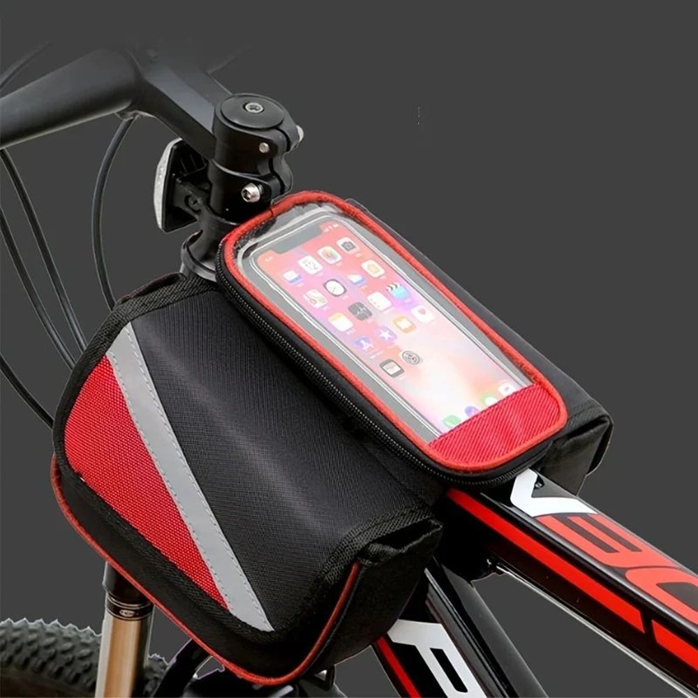 Lightweight Bike Frame Bag Waterproof Top Tube Storage Pouch For Men Women EasyInstall Cycling Ge 4