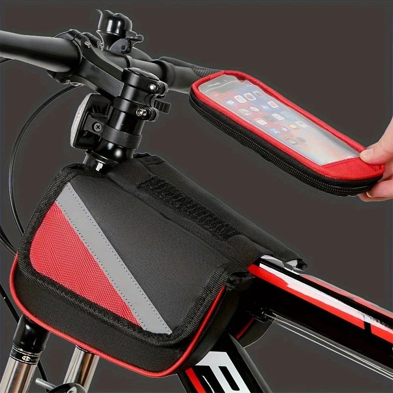 Lightweight Bike Frame Bag Waterproof Top Tube Storage Pouch For Men Women EasyInstall Cycling Ge 5