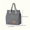 Large Capacity Insulated Lunch Bag Vertical Cationic Thermal Food Tote With Handles LeakResistant 1
