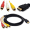 HDMI To RCA Converter Cable 1080P 0