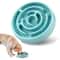 NonSlip Slow Feeder Dog Bowl Fun AntiGulping Puzzle Feeding Dish For Puppies Dogs EcoFriendly Slo 7