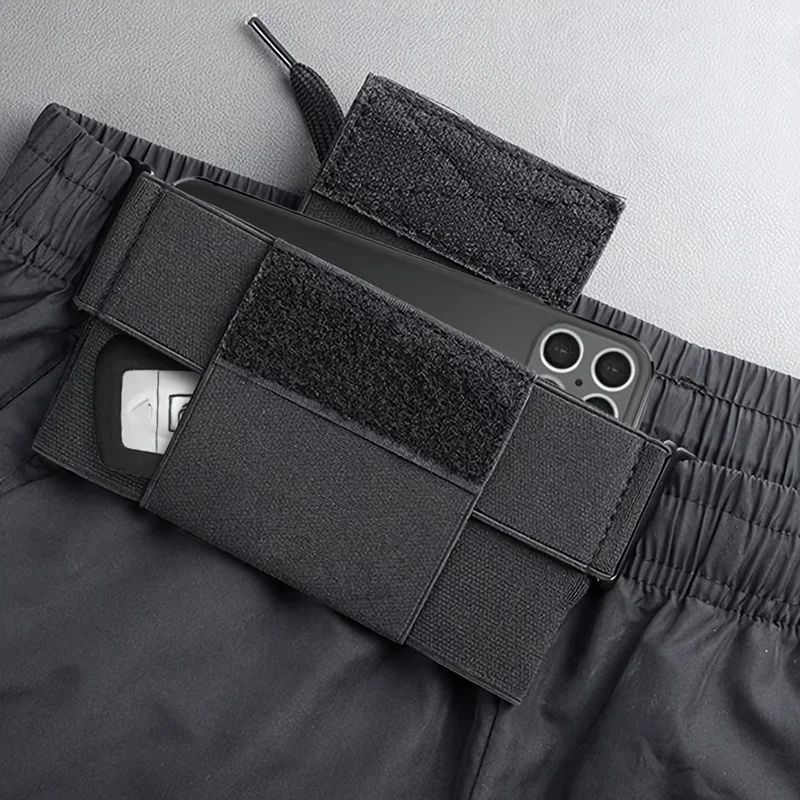 Stretch Running Waist Pack Hidden Sports Money Belt For Phone Keys Cards Slim NoBounce Pouch For H 1