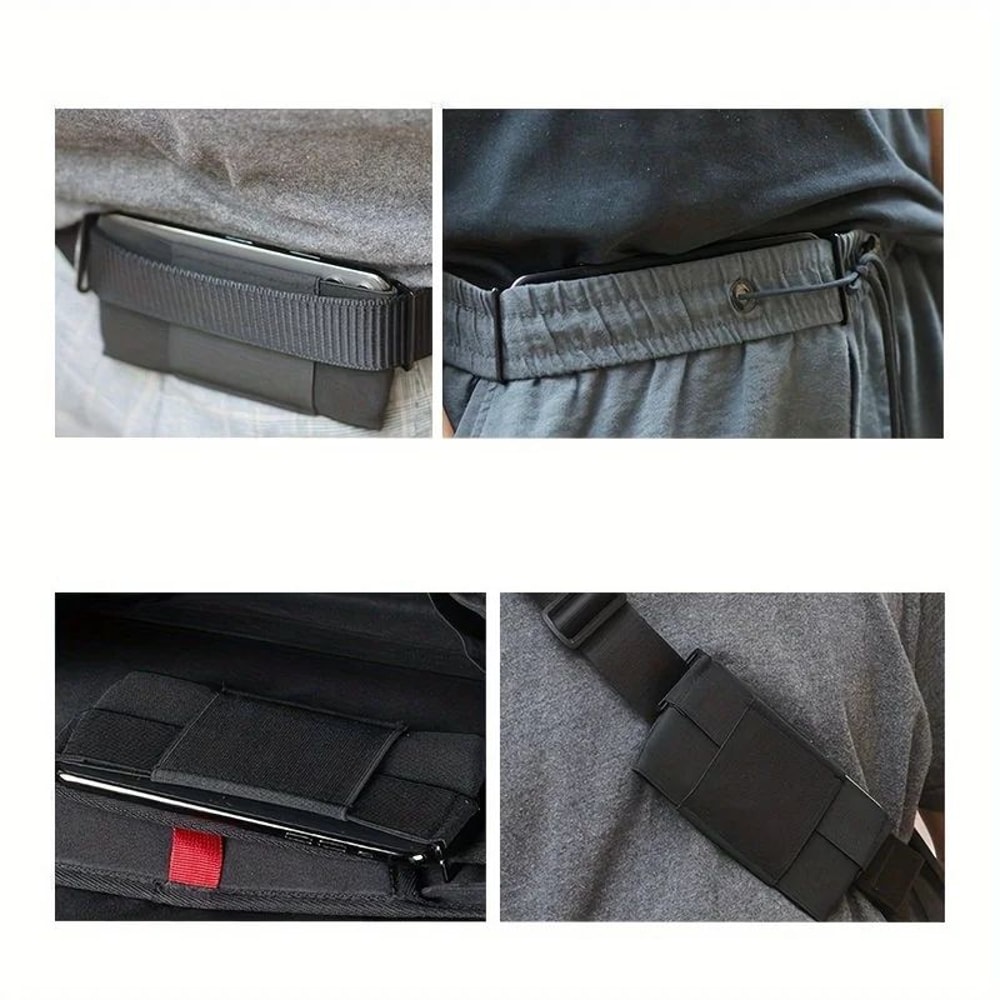 Stretch Running Waist Pack Hidden Sports Money Belt For Phone Keys Cards Slim NoBounce Pouch For H 4