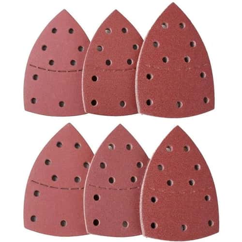 Triangular Detail Sanding Paper Set 10/20/40 Pcs – 40-2000 Grit Mouse Sander Pads with 11 Holes, Multi-Grit Finish Sand