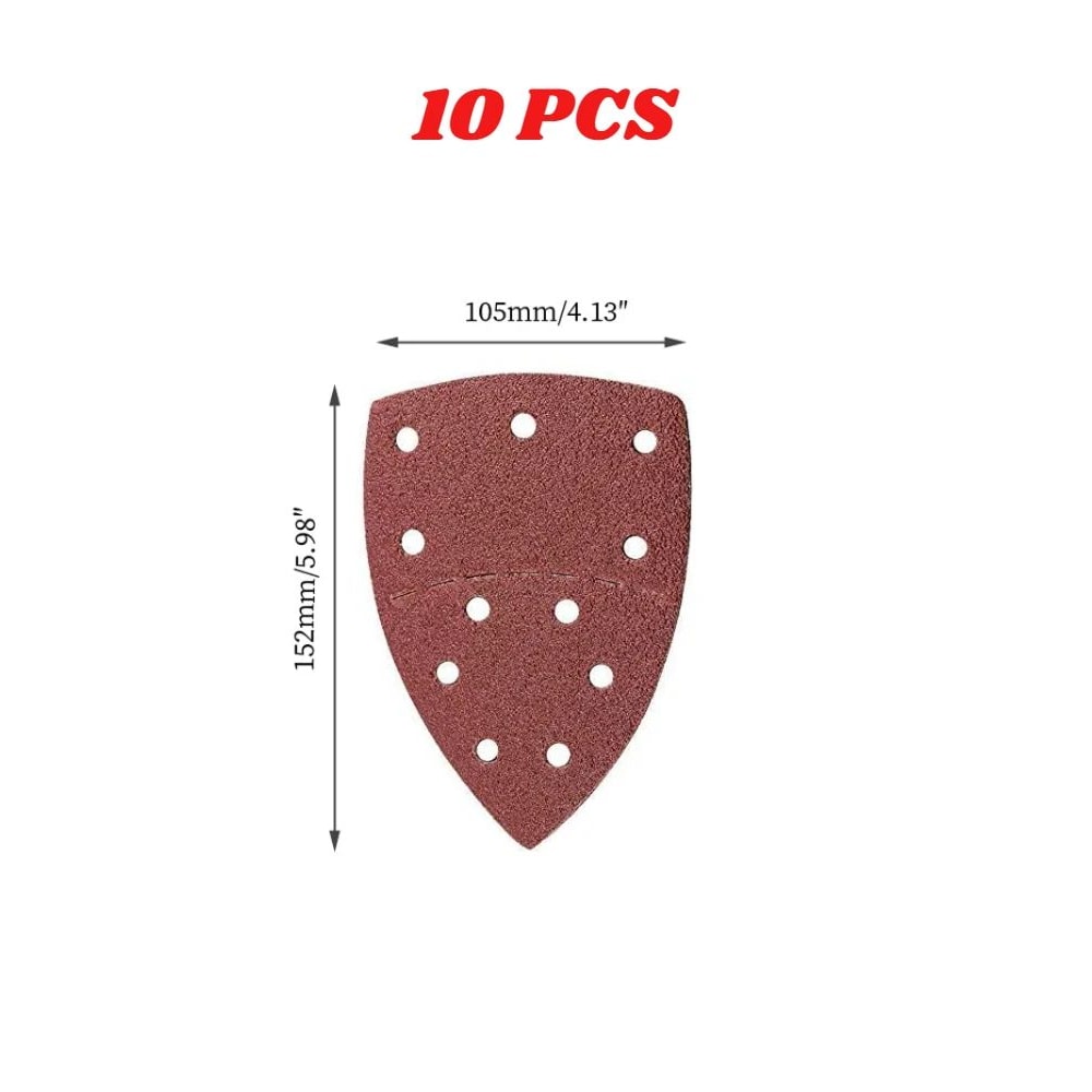 Triangular Detail Sanding Paper Set 102040 Pcs 402000 Grit Mouse Sander Pads With 11 Holes MultiGr 6