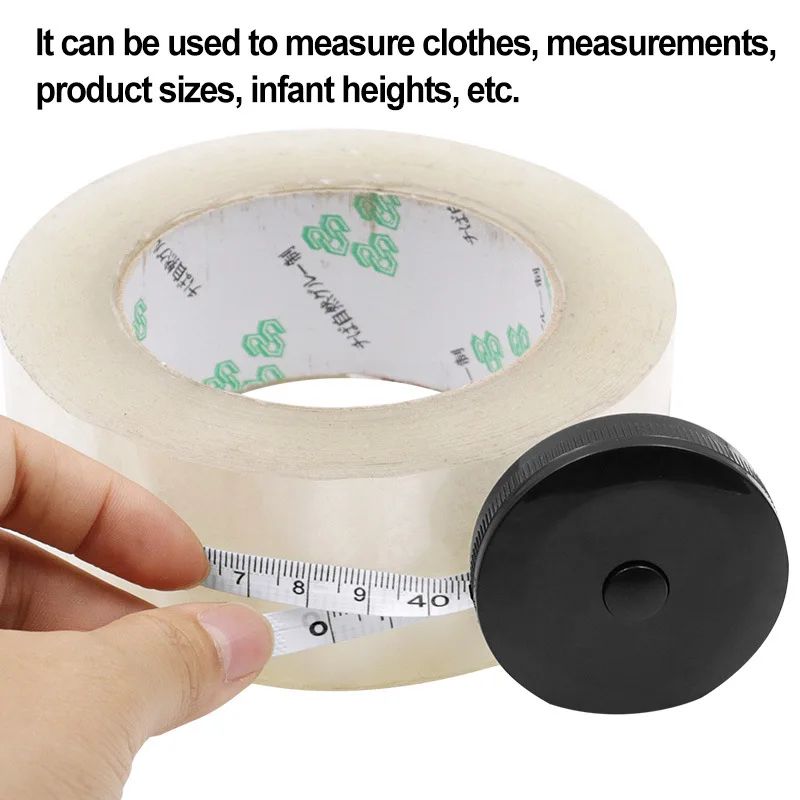 59 In Mini Keychain Measuring Tape Portable Tailor Tape Measure For Body Clothing Size Retractable 3