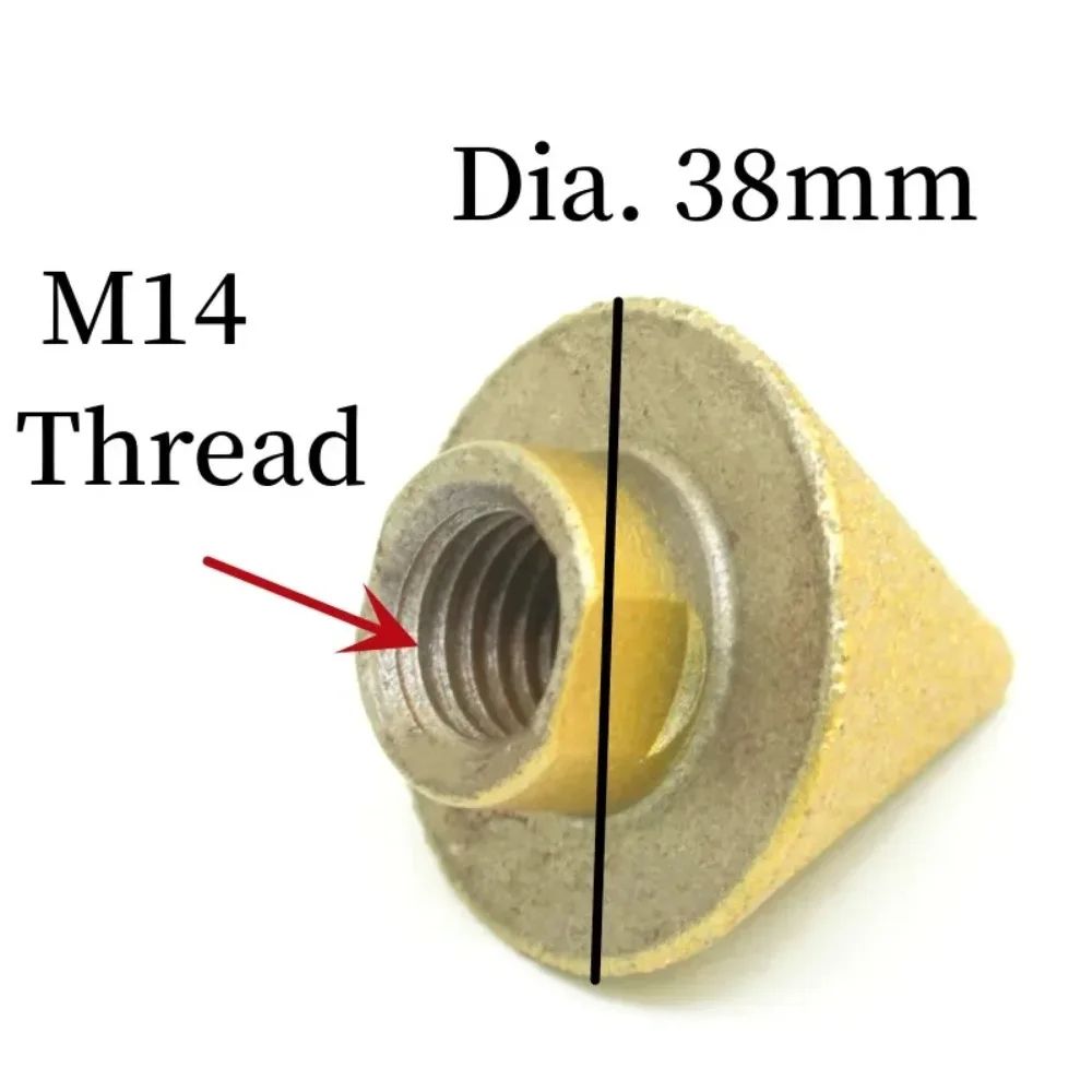 M10M14 Diamond Chamfer Bit 152 Inches Tile Beveling Cone Tool For Ceramic Porcelain Stone Hole Exp 1