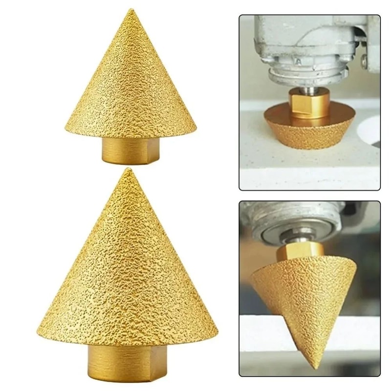 M10M14 Diamond Chamfer Bit 152 Inches Tile Beveling Cone Tool For Ceramic Porcelain Stone Hole Exp 3