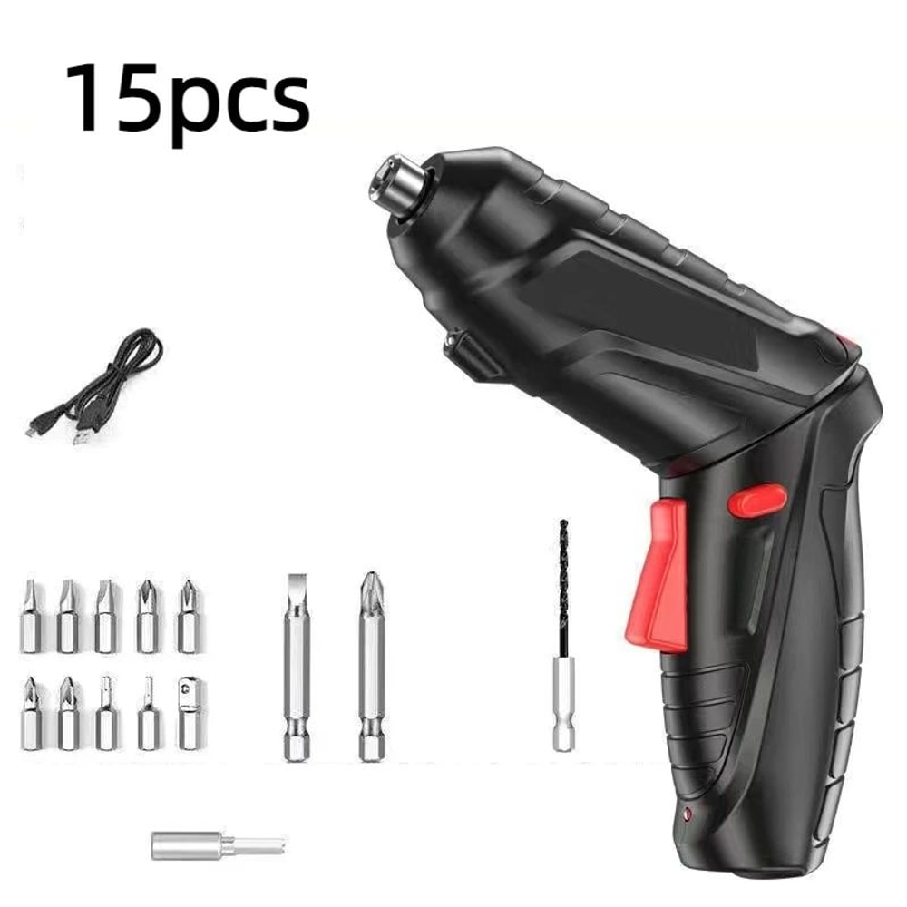 Mini Cordless Electric Screwdriver Drill Rechargeable Power Tool For Home DIY Furniture Assembly 6
