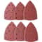 Triangular Detail Sandpaper Set 11Hole 402000 Grit Hook Loop Sheets For Mouse Sander MultiPack 0
