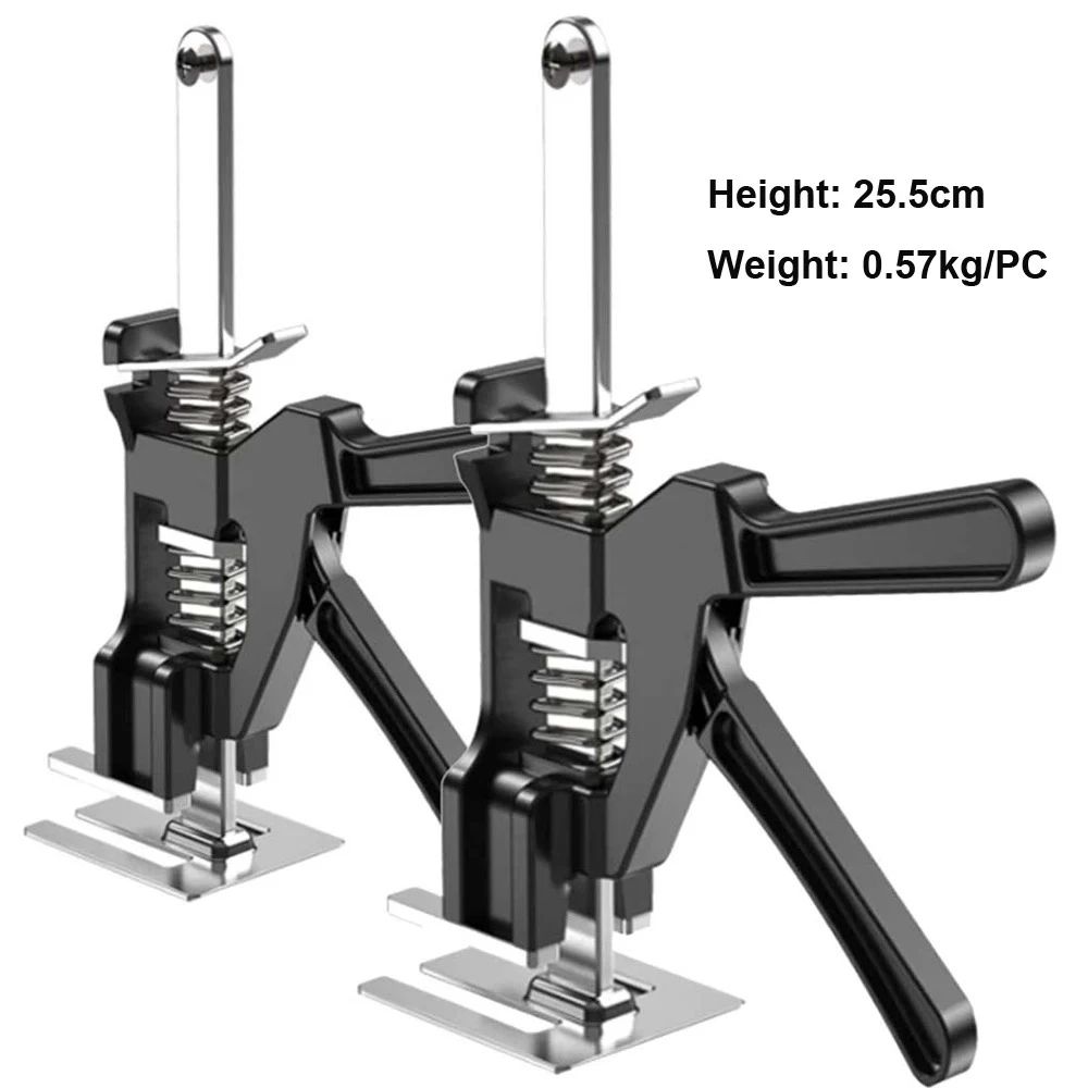 2 Pcs LaborSaving Arm Jack Lifter HeavyDuty Door Cabinet Panel Tool Height Adjuster For Drywall 6