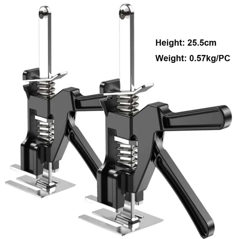 2 Pcs LaborSaving Arm Jack Lifter HeavyDuty Door Cabinet Panel Tool Height Adjuster For Drywall 6
