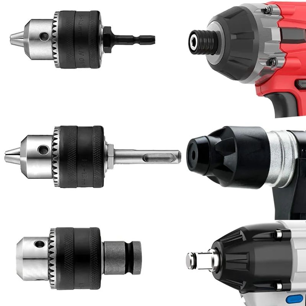 SDS To 12 In 20UNF Chuck Adapter Quick Change 14in Hex Impact Driver Converter 1513mm Drill Chuck 3