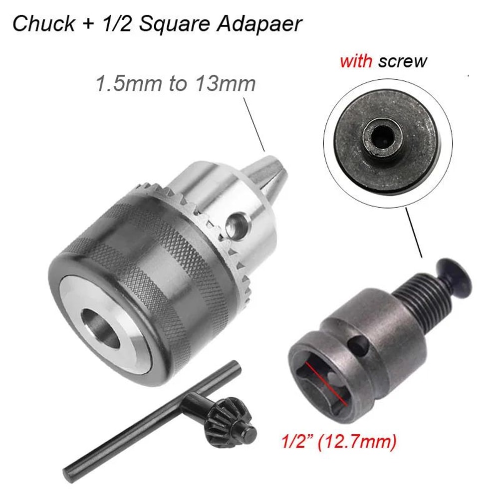 SDS To 12 In 20UNF Chuck Adapter Quick Change 14in Hex Impact Driver Converter 1513mm Drill Chuck 8