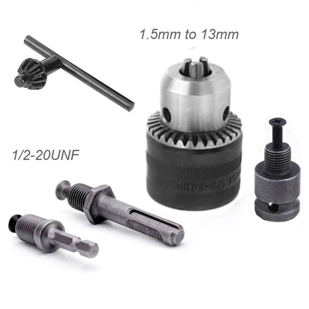 SDS To 12 In 20UNF Chuck Adapter Quick Change 14in Hex Impact Driver Converter 1513mm Drill Chuck 9
