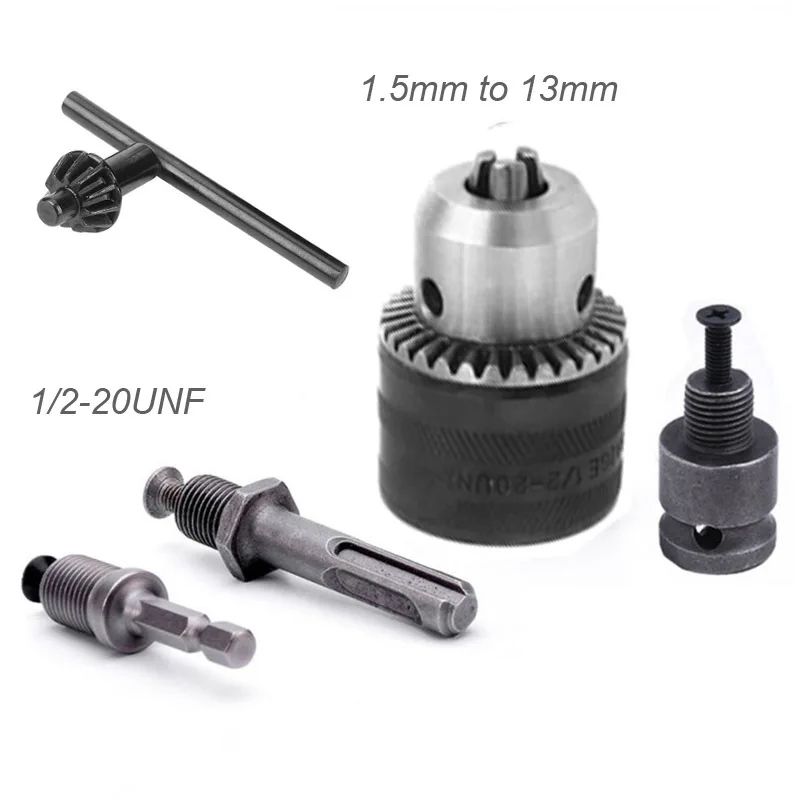SDS To 12 In 20UNF Chuck Adapter Quick Change 14in Hex Impact Driver Converter 1513mm Drill Chuck 9